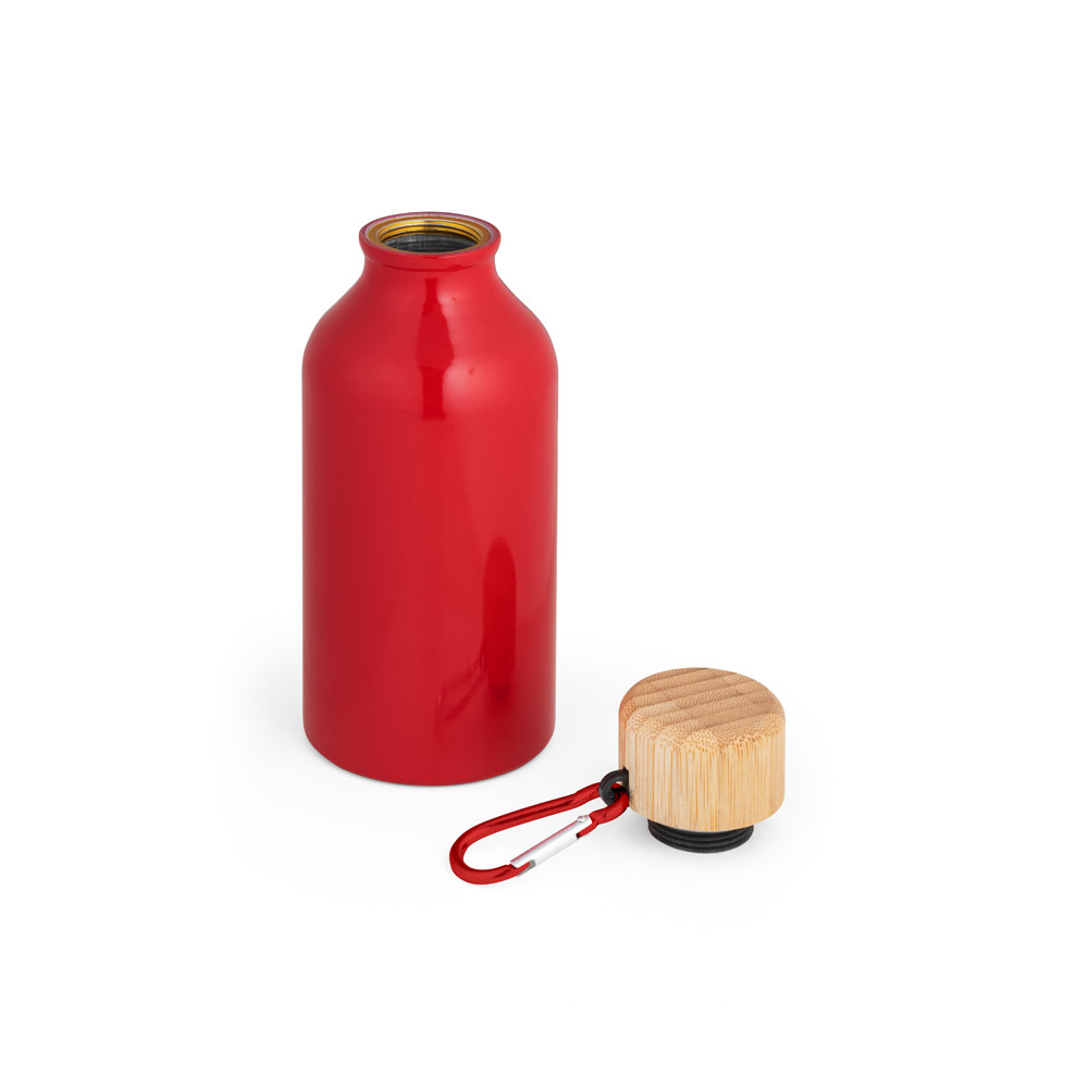 ROUSEY. Squeeze em alumínio 100% reciclado com cor sólida brilhante 400 mL - Imagem 5