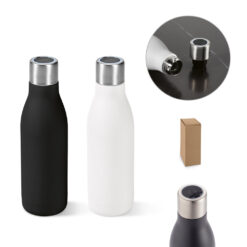 CHILWELL. Garrafa em aço inox (90% reciclado) de parede dupla térmica com sistema de auto-sanitização UV 500 mL