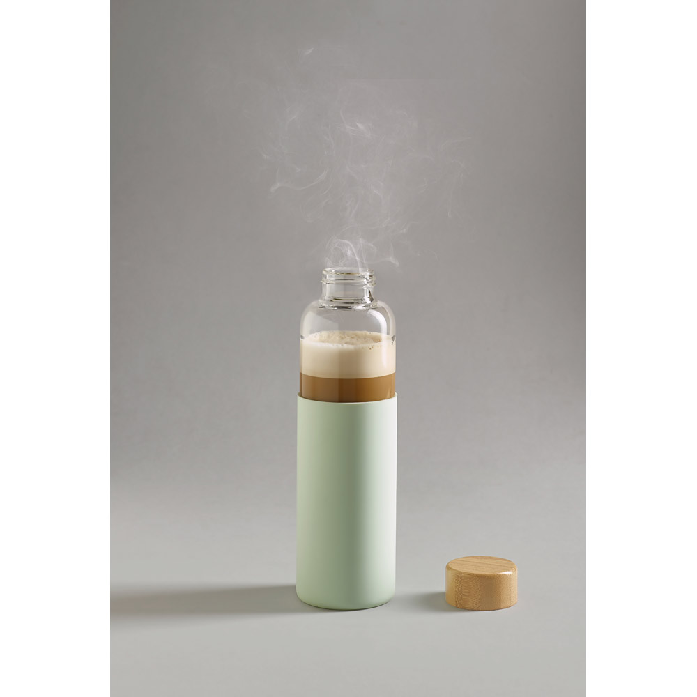 DAKAR. Squeeze em vidro borossilicato e bambu 600 mL - Imagem 4