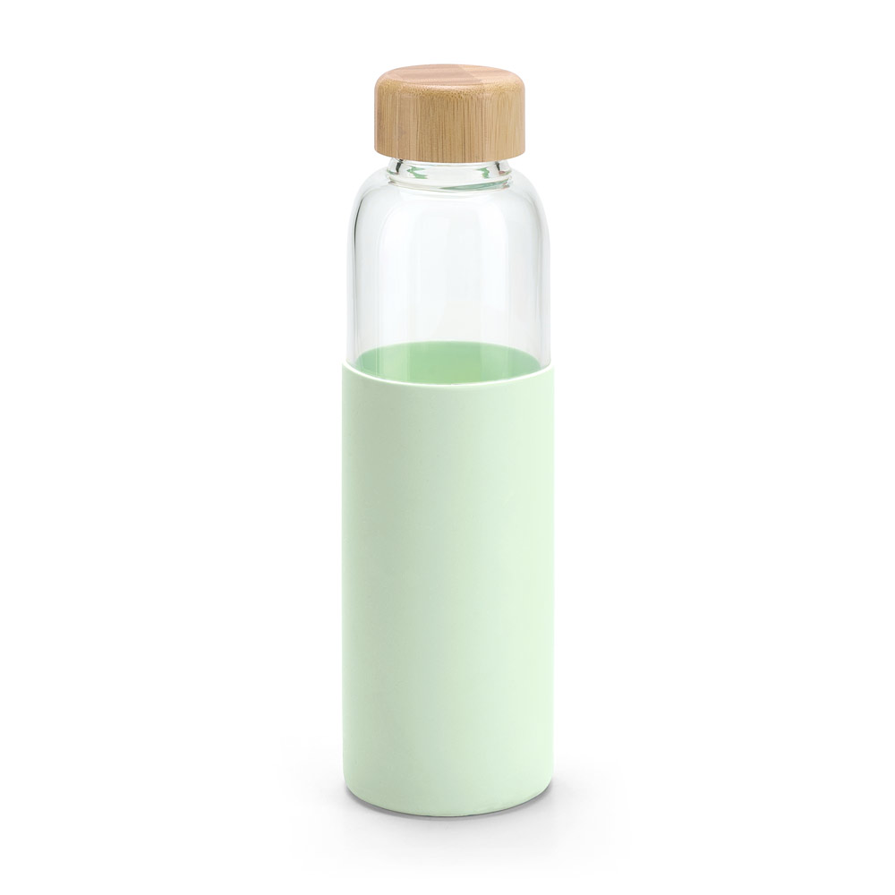 DAKAR. Squeeze em vidro borossilicato e bambu 600 mL - Imagem 2