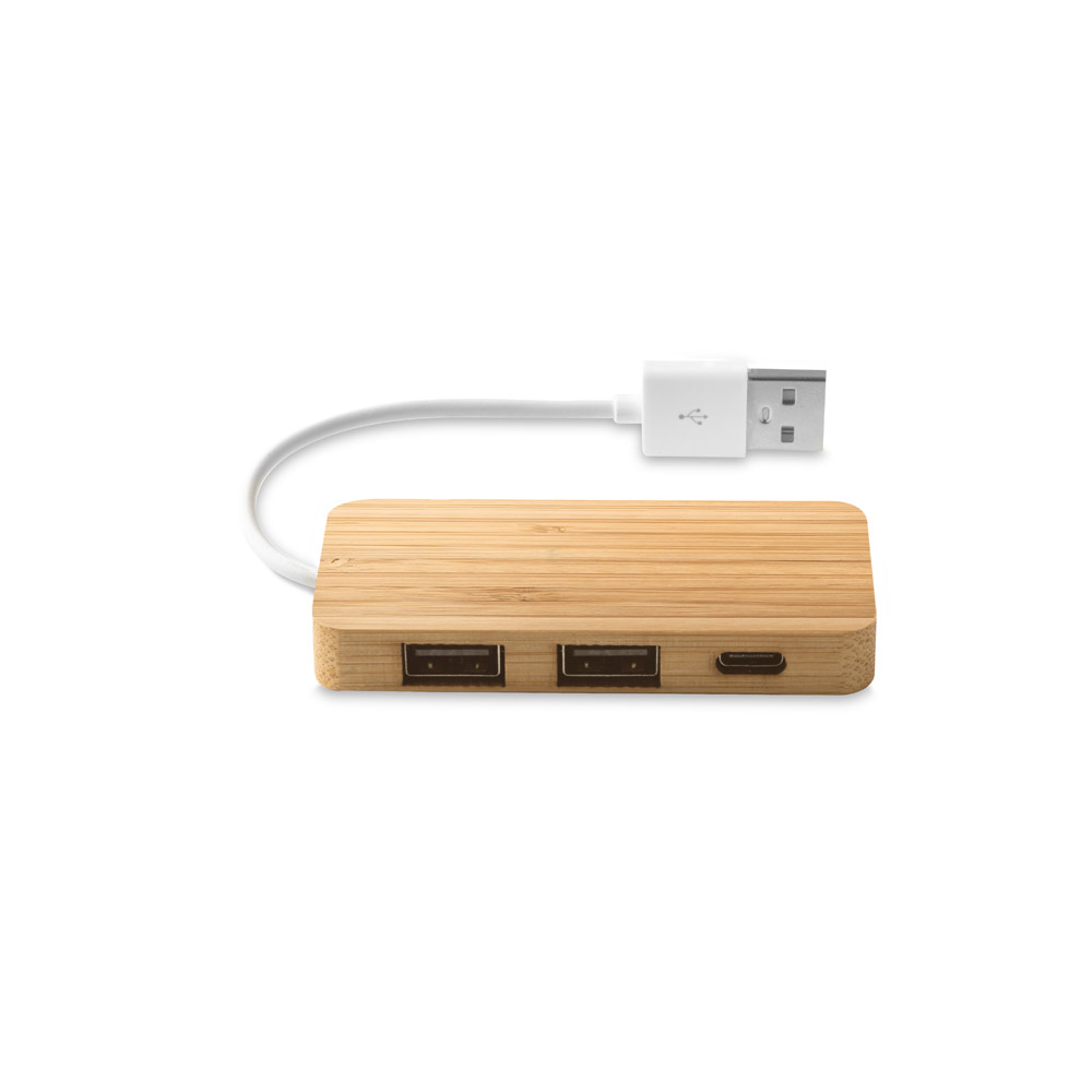 MOSER. Hub em bambu com 2 portas' - Imagem 4