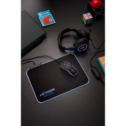 Fones de ouvido para jogos com microfone de alta qualidade incorporado com luzes RGB