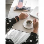 Relógio inteligente com tela IPS de 1.85 polegadas com bracelete em silicone e à prova de salpicos de água com IPX4 - Imagem 12