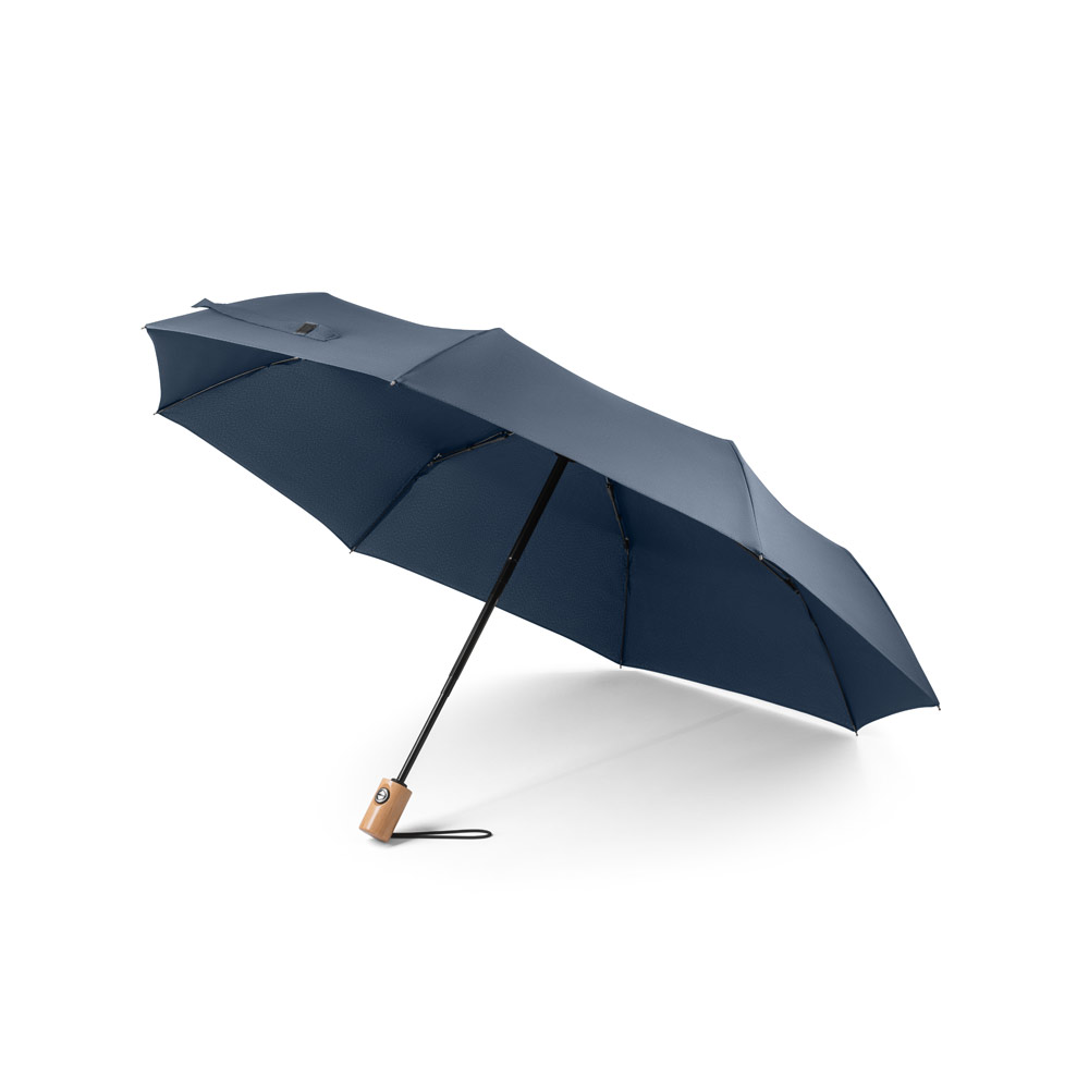 Guarda-chuva em 100% poliéster reciclado pongee 190T com abertura e fecho automático - Imagem 10