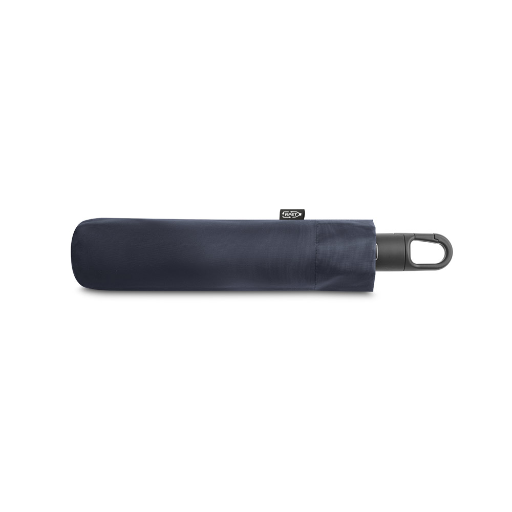 Guarda-chuva dobrável de 23'' em 100% poliéster reciclado pongee 190T (100% rPET) com abertura e fecho automático - Imagem 5