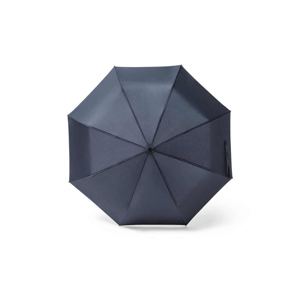 Guarda-chuva dobrável de 23'' em 100% poliéster reciclado pongee 190T (100% rPET) com abertura e fecho automático - Imagem 6