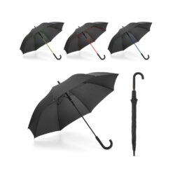 Guarda-chuva em cortiça com haste e pega em madeira. Guarda-chuva com abertura automática. ø1050 x 890 mm
