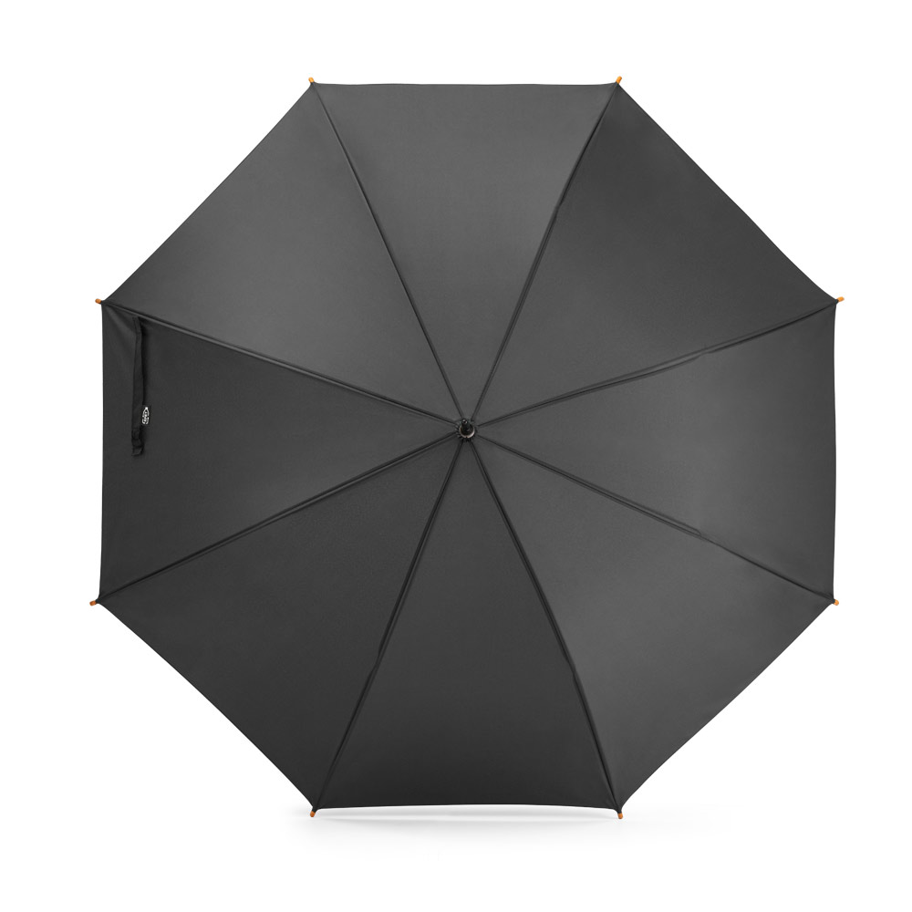 Guarda-chuva em 100% poliéster reciclado pongee 190T com abertura automática - Imagem 3