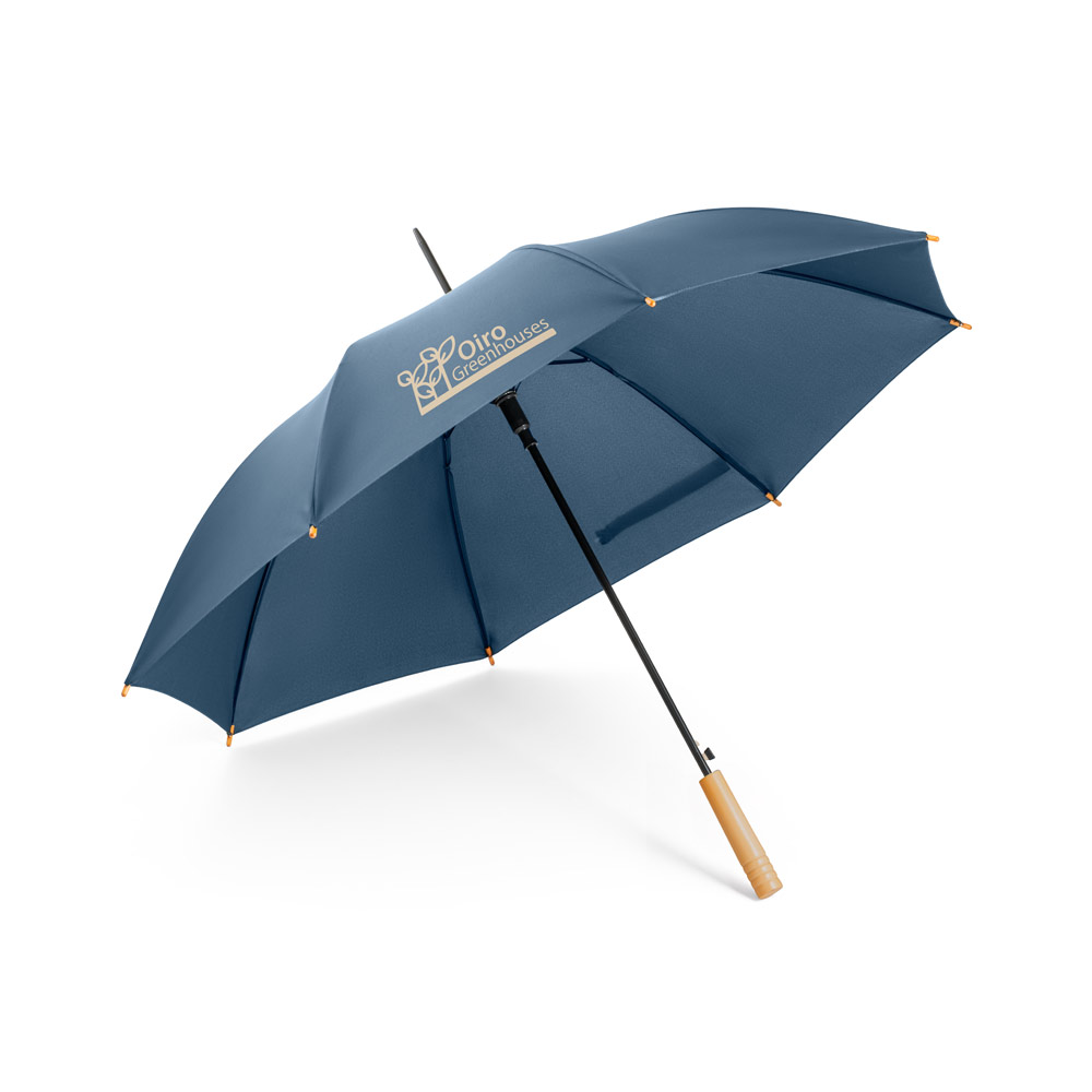 Guarda-chuva em 100% poliéster reciclado pongee 190T com abertura automática - Imagem 16