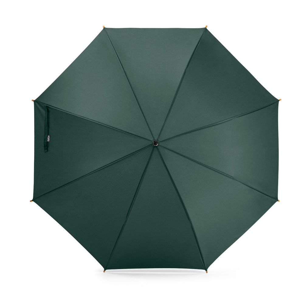 Guarda-chuva em 100% poliéster reciclado pongee 190T com abertura automática - Imagem 12