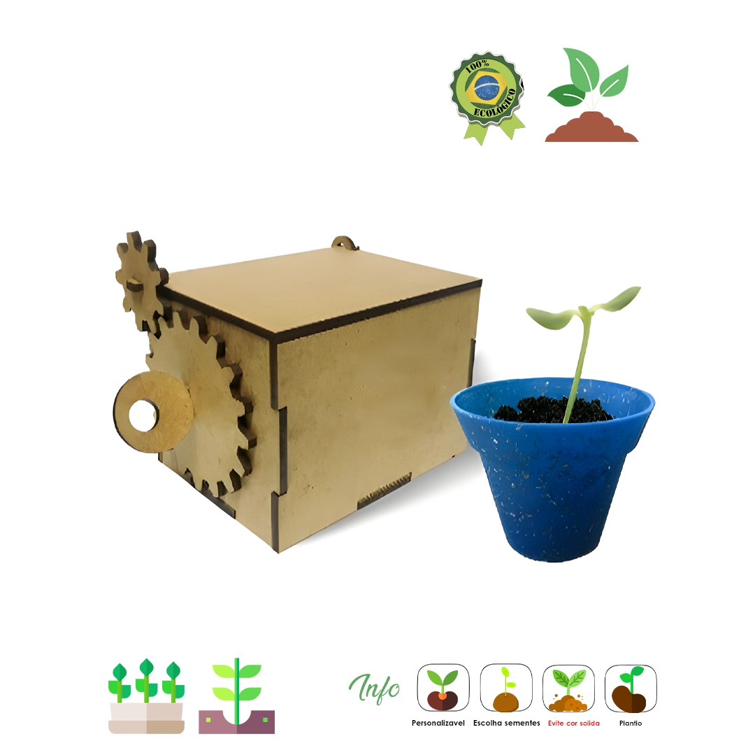 MDF caixa Kit Cultivo - Imagem 2