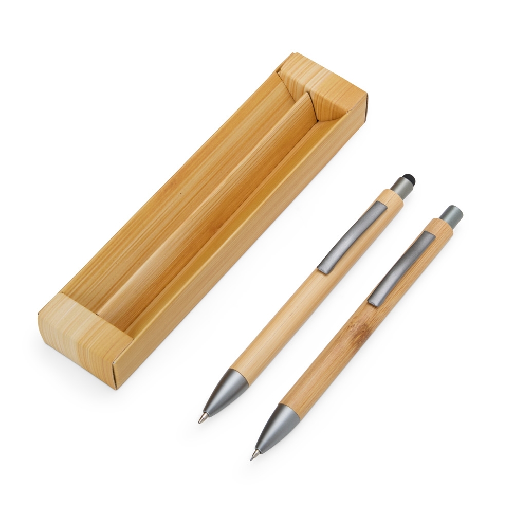 Kit Ecológico Caneta e Lapiseira Bambu - Imagem 6
