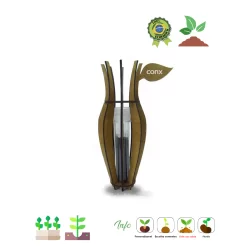 Kit Vaso MDF com tubete