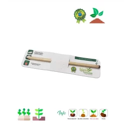 Lápis Semente com tag de Papel semente