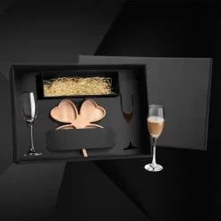 Kit Petisco E Champagne - 3 Pçs - Não Acompanha Garrafa