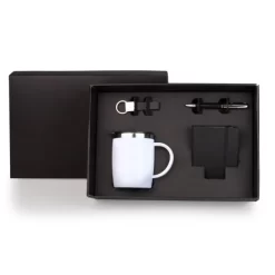 Kit Caneca Em Aço Inox E Porta-Retrato Em Alumínio - 2 Pçs