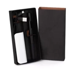 Kit Carregador Portatil Usb Para Celular Com Caneta - 2 Pçs
