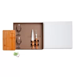 Kit Churrasco Com Copos - 5 Pçs