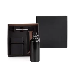 Kit Com Squeeze, Caneta E Bloco - 3 Pçs