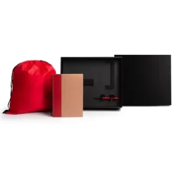Kit Mochila, Caderno E Caneta - Vermelho - 3 Pçs
