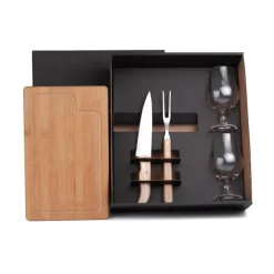 Kit Para Churrasco Com Copos - 5 Pçs