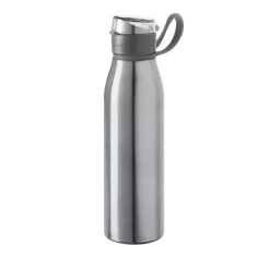 Squeeze Em Alumínio E Abs - 650Ml - Prata