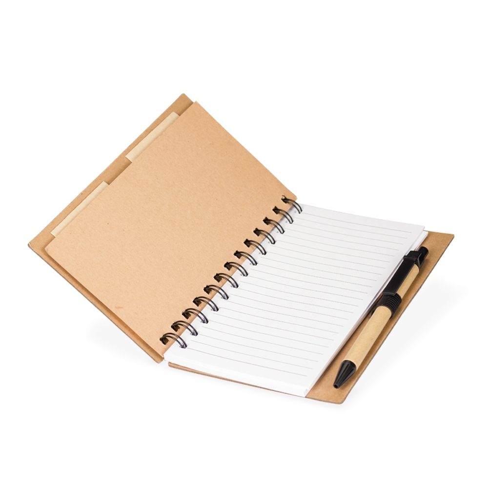 Caderno Ecológico com Autoadesivos e Caneta - Imagem 3
