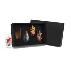 Jogo De Copos Vidro 300 Ml - Princesas Disney - 4 Pçs