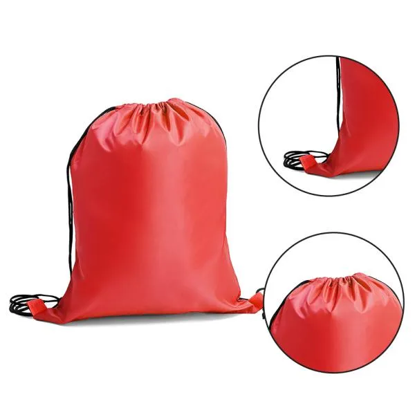 Mochila Sacola Em Nylon 420 - Verde - 40X33Cm - Imagem 3